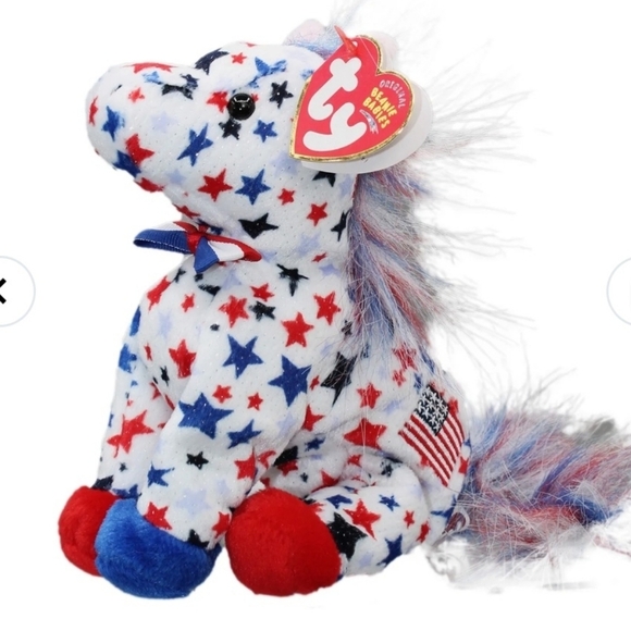 TY Beanie Baby - LEFTY 2004 the Donkey - Picture 1 of 8